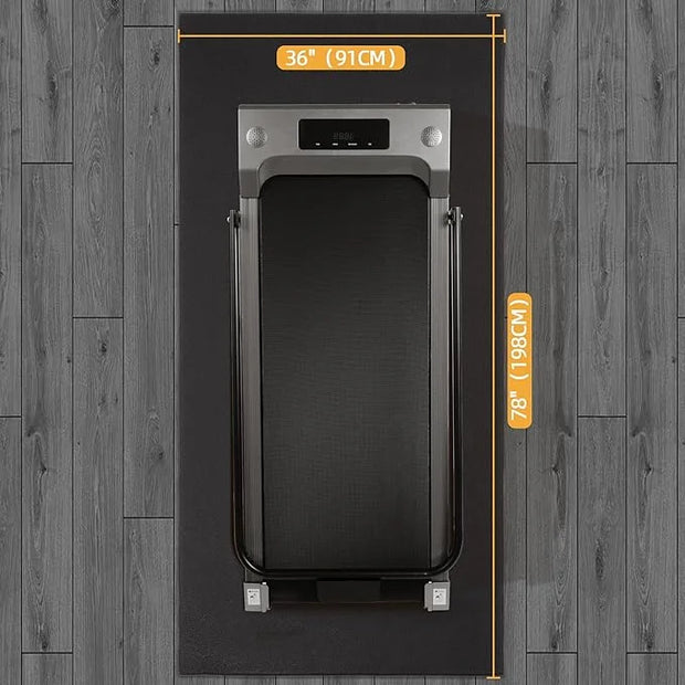 High Density Home Gym Treadmill Exercise Bike Equipment Mat 1/4" Thick, - Product Image