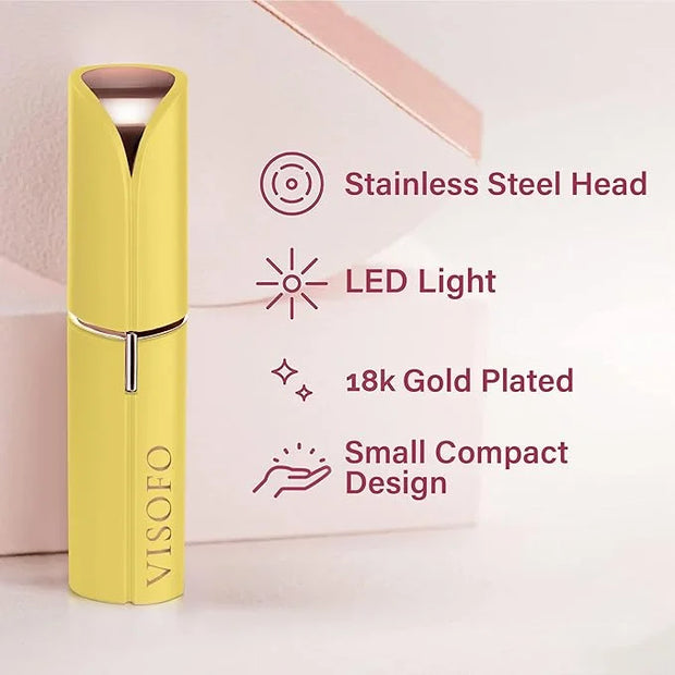 Facial Hair Removal for Women | Electric Razor Device Small Mustache Dermaplaning Remover Tools Tweezers Epilator Trimmer ...