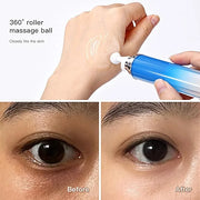 5% Caffeine Eye Serum with 360° Massage Rollerball Topper,Caffeine Eye Cream for Dark Circles,Wrinkles,Puffiness and Fine ...