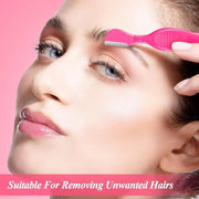 Mudder 21 Pcs Eyebrow Razor Eyebrow Shaver Facial Razor Multipurpose Face Trimmers with Precision Cover for Women Makeup C...