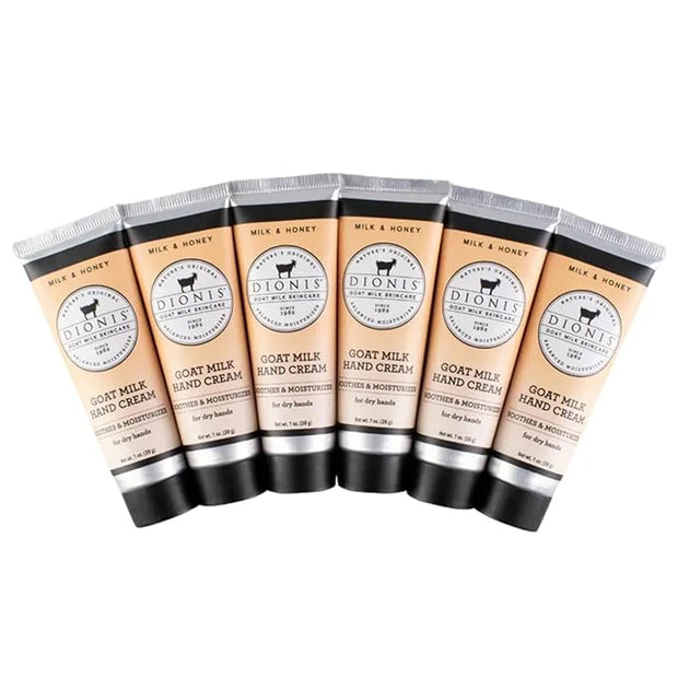 Dionis - Goat Milk Skincare Scented Hand Cream (1 oz) Set of 6, Moisturizing Lotion for Dry Skin, Good for Sensitive Skin,...