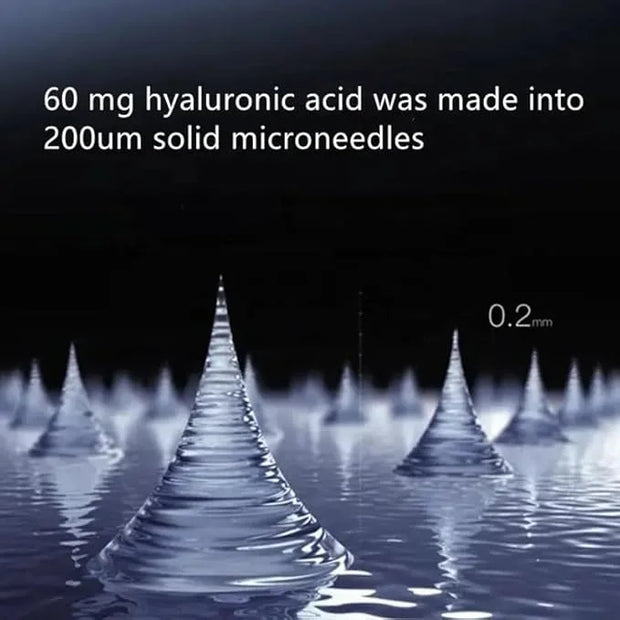 2 Pack Dissolving Microdart Eye Patches with Hyaluronic Acid & Peptides - Target Fine Lines & Wrinkles, Hydrate & Rejuvena...