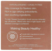 Mineral Fusion Pressed Powder Foundation, Deep 6 - Deep Skin w/Cool Undertones, Age Defying Foundation Makeup with Matte F...