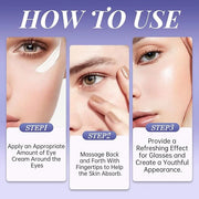 Caffeine Eye Cream for Dark Circles and Puffiness, Retinol Eye Cream for Anti-Aging & Wrinkles, Firming & Repair Under Eye...