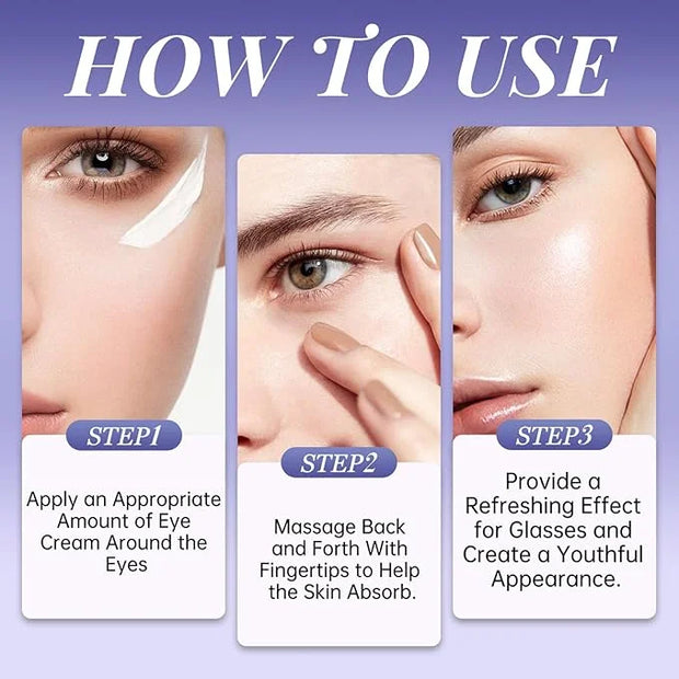 Caffeine Eye Cream for Dark Circles and Puffiness, Retinol Eye Cream for Anti-Aging & Wrinkles, Firming & Repair Under Eye...