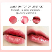 Fat Lip Oil Lip Stain,6 Colors Lip Oil Plumping Lip Glaze, Hydrating Lip Glow Oil,Shiny Transparent Lipstick,Long Lasting ...