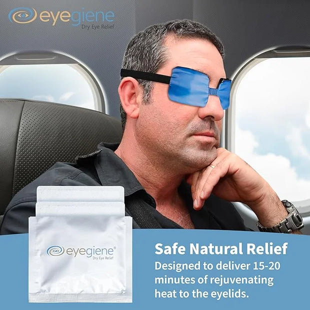 EyeGiene Refill - Insta-Warming Wafers for Self Heating Eye Mask – Warm Compress for Eyes, Multi-Use Heat Treatment for Dr...