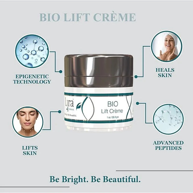 Lira Clinical BIO Lift Creme - Anti Aging & Anti Wrinkle Moisturizer for Women & Men - Lifting, Firming, & Hydrating Face ...