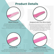 Womens Peach Fuzz Shaver - 3R Factory Ladies Razors for Facial Hair, Face Shaving Razor, Lady Razors for Women Fine Hairs,...