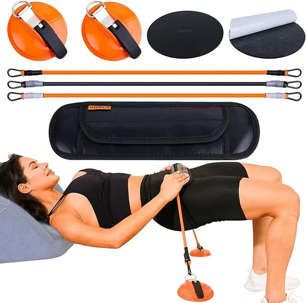 Hip Thrust Belt (30/40/50lbs), Portable 7 Weights 120lbs - Product Image