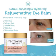 USDA Organic Eye Moisturizer Cream - Rejuvenating and Nourishing Age Defying Balm - Natural Ingredients for Sensitive Skin...
