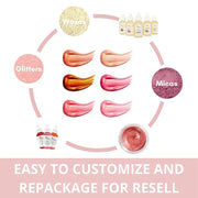 TKB Lip Gloss Base (Flexagel ME)| Clear Lip Gloss Base for DIY Lip Gloss| Ready-to-Wear| Moisturizing, High Shine, Crystal...
