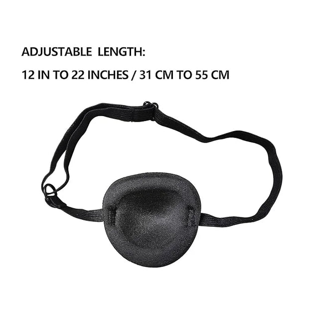 Black Single Eye Mask, Pirate Skull Crossbone Eye Patch，Adjustable 3D Eye Patch for Adult and Kid (Pirates Design) - Produ...