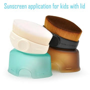 Sunscreen Applicator for Kids,2pcs Sunblock Buddy Brush Set, Toddler Beach Essentials, Covered Sun Lotion Applicator Sun C...