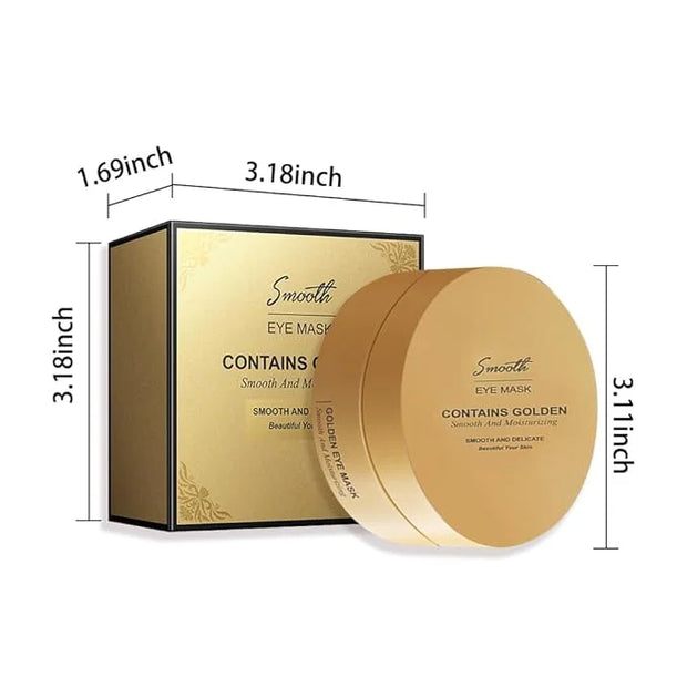 AMY'S DIARY 24K Gold Eye Mask Under Eye Patches (30 Pairs)- Puffy Eyes & Dark Circles Treatments,Reduce Under Eye Bags and...