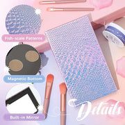2 Pieces Magnetic Palette Mermaid Empty Palette