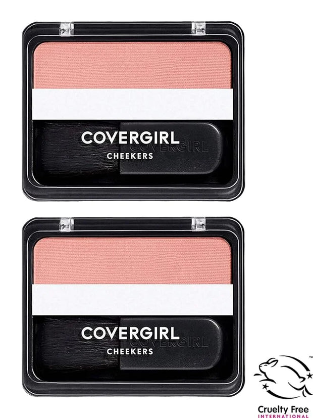 COVERGIRL Cheekers Powder Blush, Brick Rose, 0.12 Ounce (Pack of 2) - Product Image