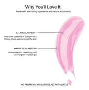 Jillian Dempsey Lip Gloss: Enhance, Hydrate & Smooth Lips with Firming & Plumping Benefits, Vegan, 12ml | Bubble Pink - Pr...