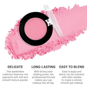 Monochrome Matte Eyeshadow Makeup Palette,Highly Pigmented Grapefruit Color Eyeshadow Palette,Matte Pressed Powder Eye sha...