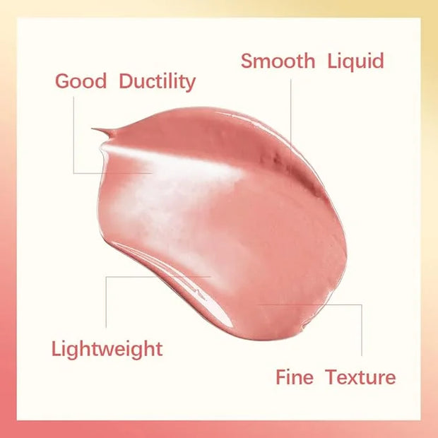 Liquid Blush For Cheeks, Soft Velvet Cream Blush Face Blush Makeup, Pink Blush Red Blush Skin Tint, Natural-Looking Matte ...