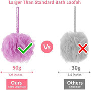 5 piece exfoliating loofah set