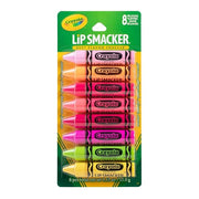 Lip Smacker Crayola Lip Balm Party Pack - 8 Moisturizing Lip Balms, Cotton Candy, Orange, Sherbert, Watermelon, Berry, App...