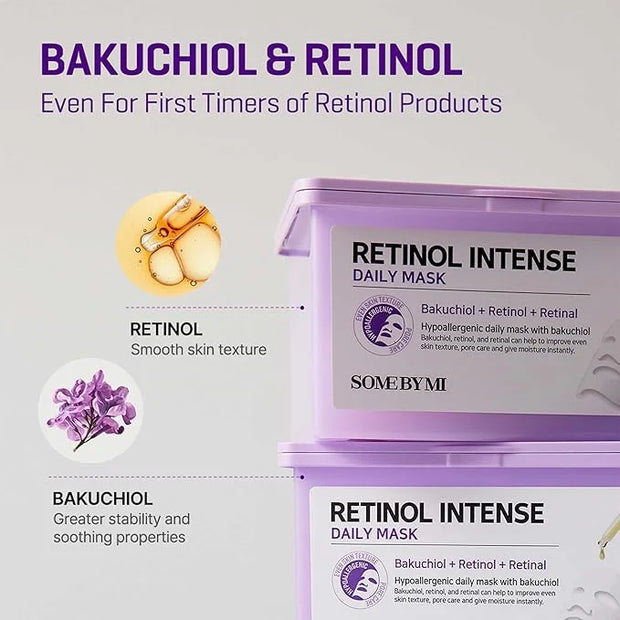 SOME BY MI Retinol Intense Advanced Triple Action Eye Cream + Retinol Intense Daily Mask - Product Image