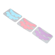 15 Pairs Eyelash Extension Under Eye Pads Cloud Shaped Reusable Silicone Lash Grafting Eye Pads Blue - Product Image
