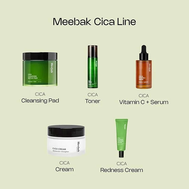 Meebak Cica Cream | Daily Repair Moisturizer with Niacinamide, Ceramide, & Retinol | Deep Hydration & Soothing | Locks in ...