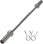 4FT Olympic Barbell Bar 47Inch Straight 2 Collars, 500Lbs Capacity 2 Inch - Product Image
