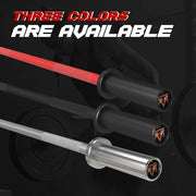4FT Olympic Barbell Bar 47Inch Straight 2 Collars, 500Lbs Capacity 2 Inch - Product Image