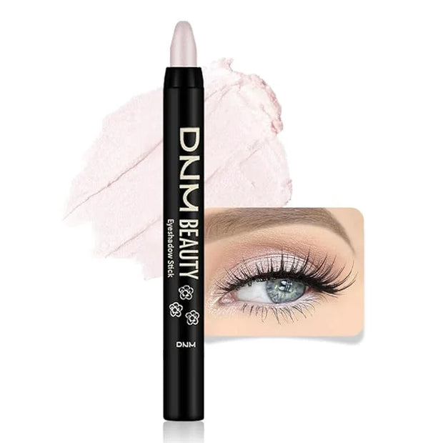evpct Pearl Shimmer Cream Eye Shadow Brightener Sticks Set for Eyes, Pearl Shimmery Matte Pencil Eye shadow Applicator Sti...