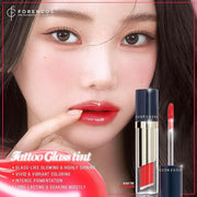 FORENCOS Tattoo Glass Lip Gloss Tint, Korean Glossy Tint/Stain, High Pigmentation, Glasting Shine, Long Lasting, Moisturiz...