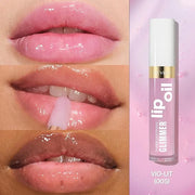 REVLON Super Lustrous Glimmer Lip Oil, Moisturizing & Tinted, Shiny Finish, Made with Plant-Based Squalane, 005 Vio-lit, 0...