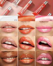 Hydrating Lip Glow Oil-3Pcs Tinted Plumping Lip Oil Lip Plumper, Moisturizing Smooth Lipgloss for Lip Care, Glossy Finish ...