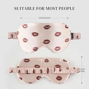 THXSILK Sleep Mask 100% 19 Momme Pure Mulberry Silk Super Smooth Cooling Decorative Sleep Eye Mask Blackout Eye Cover with...