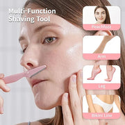 Dorco Tinkle Everglow, 12 Razors (4 Packs of 3), Eco-Friendly Dermaplaning Tool, Multipurpose Eyebrow Razor & Face Shaver ...