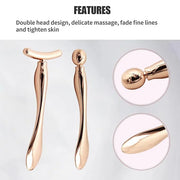 2PCS Metal Eye Cream Applicator Wand Stick, Massager Skin Care Tools, Face Roller Massager Tool,Eye Massage Wand Stick Gir...
