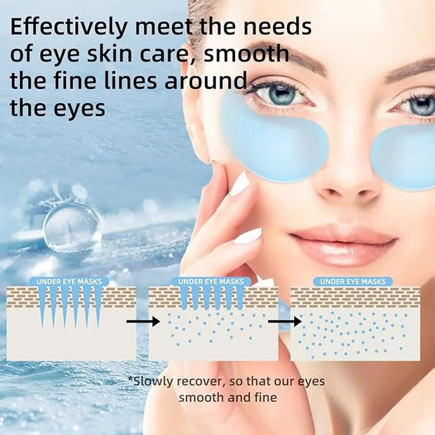 Under Eye Masks 60PCS – Retinol & Collagen Eye Patches for Dark Circles and Puffiness, Hydrating Cooling Under Eye Pads fo...