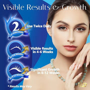 Advanced Eyelash Growth Serum for Lash: Premium Lash Enhancer for Natural Thicker and Longer Lashes – Booster for Enhanced...