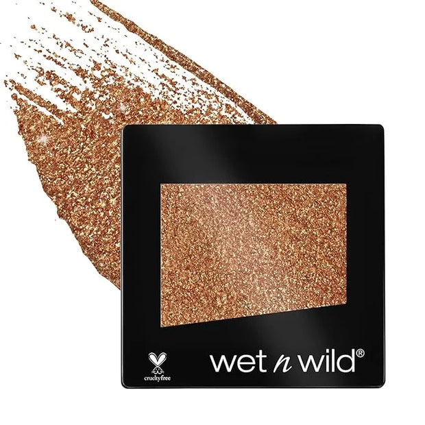 wet n wild Color Icon Eyeshadow Glitter - Ultra-Pigmented, Vitamin E Infused for a Silky-Smooth Moisturizing Application, ...