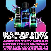 AXE Fine Fragrance Collection Premium Deodorant Body Spray for Men Blue Lavender 3 Count with 72H Odor Protection and Fres...