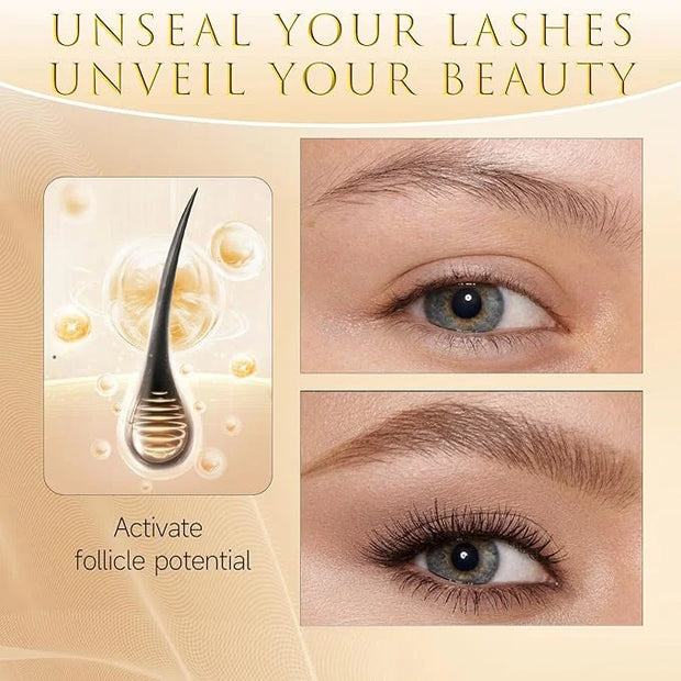Eyelash Growth Serum – 15 Plant Extracts for Longer Lashes, Natural Beauty Enhancement,eye lash serum growth - Product Image
