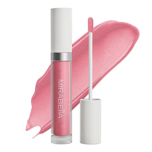 Mirabella Luxe Advanced Lip Gloss, Hydrating Non-Sticky High-Shine Lip Gloss for Women, Infused with Vitamin E & Jojoba Oi...