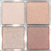 Palladio Eyeshadow Quads, Velvety Pigmented Blendable Matte, Metallic and Shimmer Finishes, Creamy Formula, Four Way Quad ...