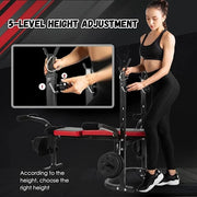 ISE Multi-Weight Bench Set with Squat Rack Training，800LBS - Product Image