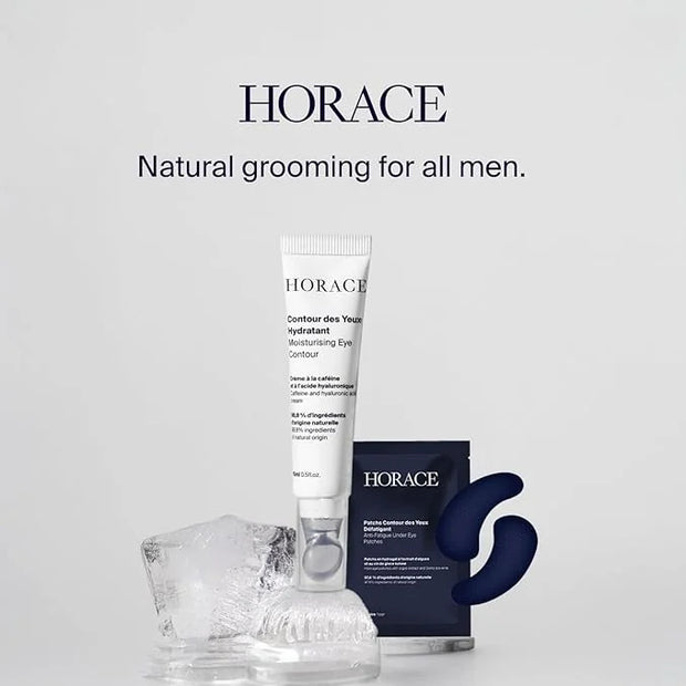 HORACE Under-Eye Moisturizer for Men - Anti-Fatigue Eye Cream to Reduce Dark Circles and Puffiness - Hydrating & Smoothing...