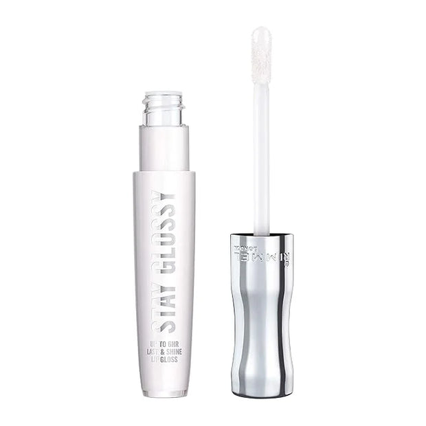 Rimmel Stay Glossy Lip Gloss - Non-Sticky and Lightweight Formula for Lip Color and Shine - 820 Seduce Me, .18oz - Product...