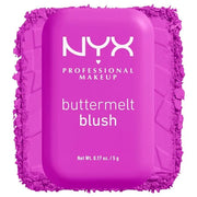 NYX PROFESSIONAL MAKEUP Buttermelt Powder Blush, Fade and Transfer-Resistant Blush, Up to 12HR Make Up Wear, Vegan Formula...