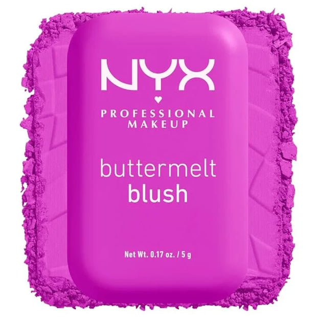 NYX PROFESSIONAL MAKEUP Buttermelt Powder Blush, Fade and Transfer-Resistant Blush, Up to 12HR Make Up Wear, Vegan Formula...
